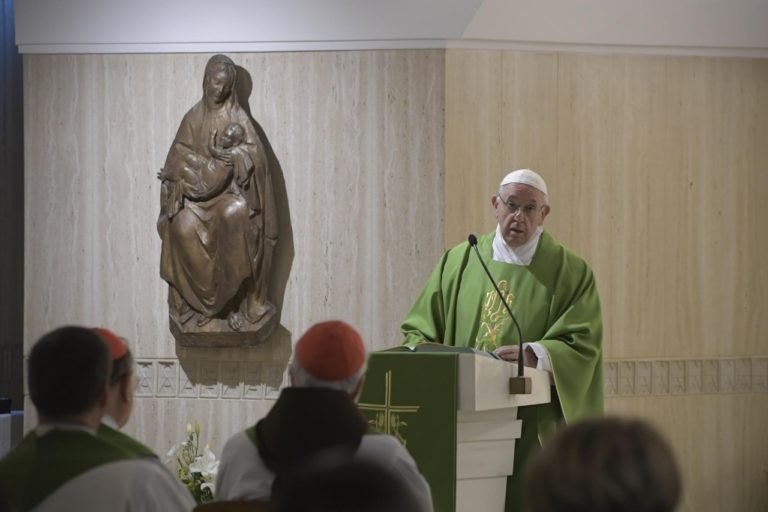 Pope Francis at Mass: Bishops must pray to overcome ‘Great Accuser’