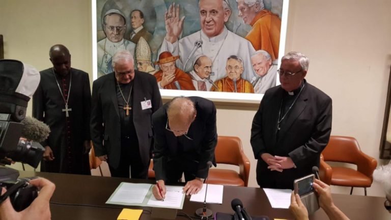 Bishops sign document calling for action against climate change