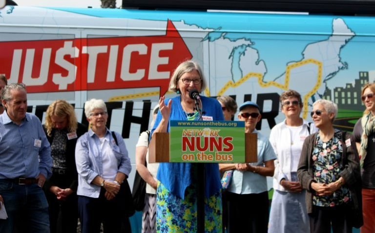 Nuns on the Bus gets underway in tax-policy tour across US