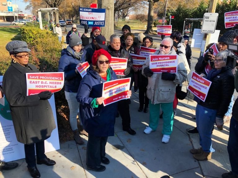 Government, union leaders fight closure of Catholic hospital serving D.C.’s poorest