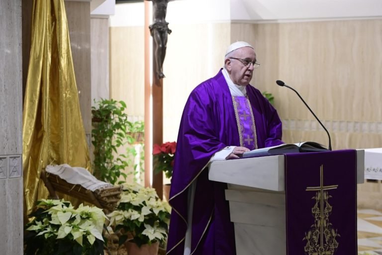 Pope at Mass: ‘St. Joseph raises Jesus in silence’