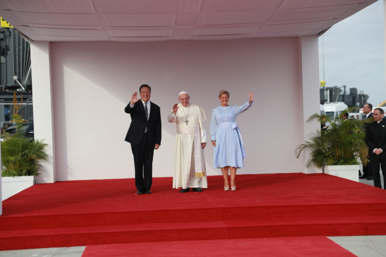 Pope Francis arrives and World Youth Day