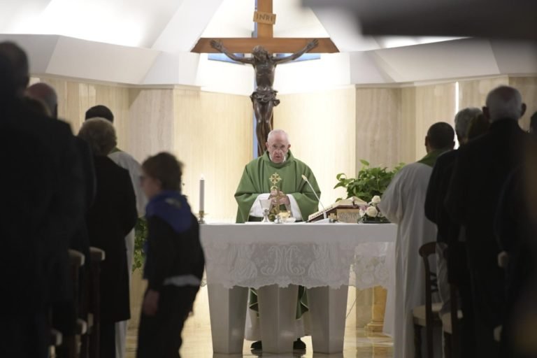 Pope at Santa Marta: there is God’s mercy but also His anger