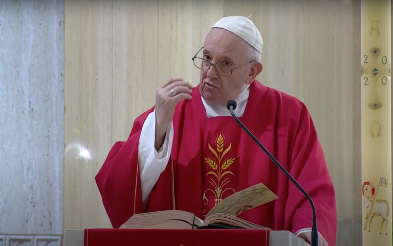 HOMILY POPE FRANCIS 25 APRIL 2020