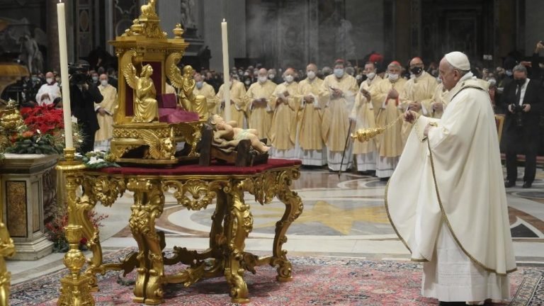 Jesus shows the way from littleness to greatness: Pope At Christmas Night Mass:
