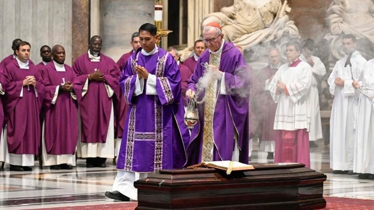 Cardinal Parolin pays tribute to Archbishop Rugambwa at funeral Mass