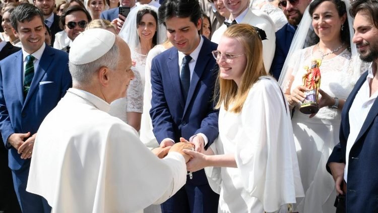 Pope Leo XIV: Marital love is tireless and faithful ‘Yes’ for a lifetime